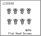 Flat Head Screw M3*6 (8)