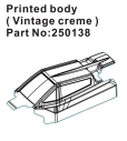 HBP250138 - Speck-B Printed Lexan Body - vintage creme
