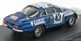 Trofeu Renault Alpine A110 N 43 Rally Bandama 1974 S.mehta - M.doughty 1:43 Blue Met