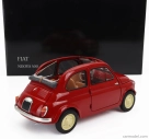 Kyosho Fiat 500 D Cabriolet Open 1960 1:18 Rosso Corallo - Červená