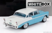 Whitebox Chevrolet Bel Air Hard-top 1956 1:24 Light Blue White