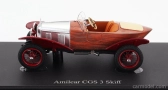 Autocult Amilcar Cgs 3 Skiff Francúzsko 1925 1:43 Strieborná červená