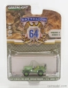 Greenlight Jeep Willys Mb Us Army 1942 1:64 Vojenská Zelená