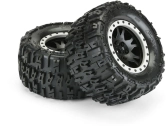 Pro-Line kolo 4.3", pneu Trencher Pro-Loc, disk Impulse H24 černo-šedý (2) (X-Maxx)