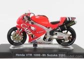 Edicola Honda Vtr1000 Team Cabin Honda N 11 Víťaz 8h Suzuka 2001 Valentino Rossi 1:18 Červená Biela
