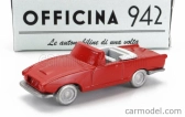 Officina-942 Fiat 1200 Spider Carrozzeria Ghia Cabriolet otvorený 1958 1:76 Červená