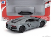 Newray Lamborghini Aventador Lp700-4 2011 1:24 Grey Met