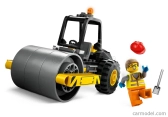 Lego Ammann Lego City - Drvič kameňa - Užitkový kompaktor - Rullo Compressore - 78 Pezzi - 78 dielikov sivo žltá