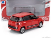 Newray Fiat 500l City 2013 1:24 Red