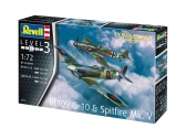 Revell Messerschmitt Bf109G-10, Spitfire Mk.V (1:72) (set)