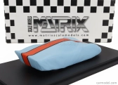Matrix scale models Ford usa Under Cover - Gt40 Race Version 1966 1:43 Světle Modrá Oranžová