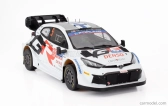 Ixo-models Toyota Yaris Gr Rally1 Team Toyota Gazoo Racing Wrt N 5 4th Rally Finland 2024 Sami Pajari - Enni Malkonen 1:18 Bílá