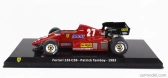 Edicola Ferrari F1 126 C2b N 27 Season 1983 Patrick Tambay - Con Vetrina - With Showcase 1:24 Red