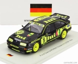 Spark-model Ford england Sierra Rs500 Cosworth N 5 Dtm 1988 Manuel Reuter 1:43 Black Yellow
