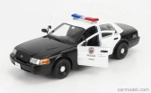 Greenlight Ford usa Crown Victoria Police Interceptor Los Angeles Department 1992 - Drive 1:24 Black White