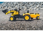 FALK – Šliapací traktor Komatsu Pedal backhoe s vlečkou a nakladačom