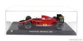 Edicola Ferrari F1 F1-91 N 27 Sezóna 1991 Alain Prost - Con Vetrina - s vitrínou 1:24 červená čierna