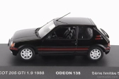 Odeon Peugeot 205 Gti 1.9 1988 1:43 čierna