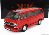 Volkswagen T3 Multivan Minibus v mierke Kk (posledná edícia) 1992 1:18 Červená