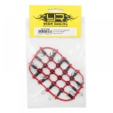 Poutací síť 105x65mm, červená, pro Traxxas TRX-4M