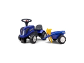 FALK – Detské odrážadlo Baby New Holland T7 s vlečkou