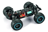 RC auto Slyder MT Turbo 1/16 4WD 2S Brushless, modrá