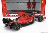 Bburago Ferrari F1 Sf-23 Team Scuderia Ferrari N 55 2023 Carlos Sainz 1:18, červená