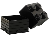 LEGO úložný box 250x250x180mm – tmavosivý