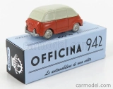 Officina-942 Fiat 600 Multipla 1956 1:76 Červená krémová