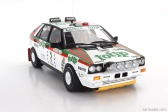 Kyosho Lancia Delta Hf Integrale 4wd (night Version) Team Lancia Totip N 1 Winner Rally Targa Florio 1987 Dario Cerrato - Giuseppe Cerri 1:18 Bílá Červená Zelená
