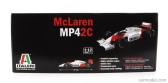 Italeri Mclaren F1 Mp42c N 1 Majster sveta Alain Prost + N 2 Keke Rosberg Sezóna 1986 1:12 Bielo-červená