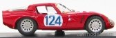 Najlepší model Alfa romeo Tz2 N 124 Targa Florio 1967 Sangri-la - Federico 1:43 Red