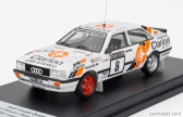 Trofeu Audi Quattro Coupe N 8 Rally 1000 Lakes 1987 Per Eklund - Dave Whittock 1:43 Bílá Modrá Oranžová