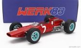 Werk83 Ferrari F1 158 Team Scuderia Ferrari N 7 Víťaz majstrovstiev sveta v Nemecku 1964 John Surtees 1:18 Červená