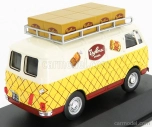 Edicola Alfa romeo Romeo 1 Van Tre Rossi 1960 1:43 Cream Yellow