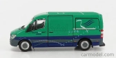Tiny toys Mercedes benz Sprinter Van Transporter Post Office 2018 1:76 Zelená Modrá
