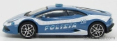 Bburago Lamborghini Huracan Lp610-4 Polizia 2014 1:43 Světle Modrá Bílá
