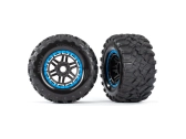 Traxxas koleso 2.8", pneu Maxx All-Terrain, disk čierno-modrý (2)