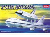 Academy raketoplán s lietadlom Boeing 747 (1:288)