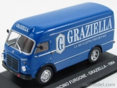Edicola Om Fiat Leoncino Truck Furgone Van 1964 - Graziella La Bicicletta Pieghevole 1:43 Modrá