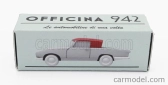 Officina-942 Fiat 1200 Coupe Carrozzeria Ghia 1958 1:76 sivá červená