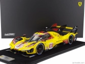 Looksmart Ferrari 499p 3.0l Turbo V6 Team Af Corse N  83 24h Le Mans 2024 Robert Kubica - Robert Shwartzman - Yifei Ye 1:12 Žlutá Červená