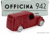 Officina-942 Fiat 508 C/1100 Van Furgone Viberti Regie Poste 1938 1:76 Red