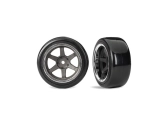 Kolesá Traxxas 1.9", grafitovo šedý disk, predné mäkké pneumatiky (2)