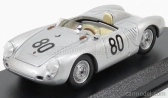 Najlepší model Porsche 550 Rs N 80 Targa Florio 1958 Scarlatti - Barth 1:43 Silver