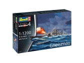 Revell Battleship Gneisenau (1:1200) (štartovacia súprava)