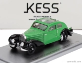 Kess-model Bugatti 57c S/n.57335 Coupe Aerodynamique Panoramic Roof 1938 1:43 Green Black