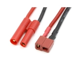 Konverzný kábel pre batérie Deans - 4,0 mm pozlátený 14AWG