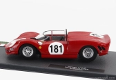 Edicola Ferrari 275p Spider N 181 Ollon-villars 1965 Gianpiero Biscaldi 1:43 Červená