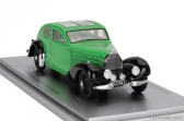 Kess-model Bugatti 57c S/n.57335 Coupe Aerodynamique Panoramic Roof 1938 1:43 Green Black